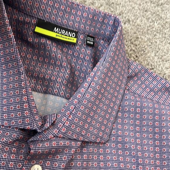 NEW $89 Murano Performance mens long sleeve shirt Stretch Quick Dry 3XB Wicking - Picture 16 of 16